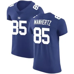 Men's Chris Manhertz New York Giants No.85 Elite Team Color Vapor Untouchable Jersey - Royal