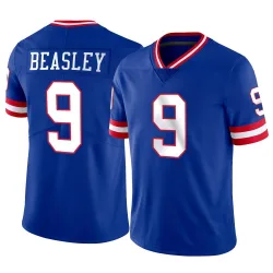 Men's Cole Beasley New York Giants No.9 Limited Classic Vapor Jersey