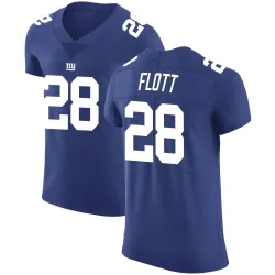 Men's Cor'Dale Flott New York Giants No.28 Elite Team Color Vapor Untouchable Jersey - Royal