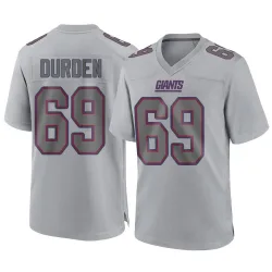 Men's Cory Durden New York Giants No.69 Game Atmosphere Fashion Jersey - Gray