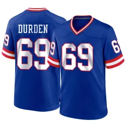 Men's Cory Durden New York Giants No.69 Game Classic Jersey - Royal
