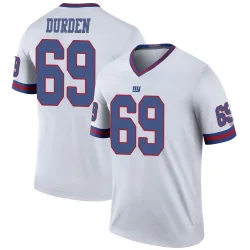 Men's Cory Durden New York Giants No.69 Legend Color Rush Jersey - White