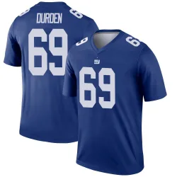 Men's Cory Durden New York Giants No.69 Legend Jersey - Royal