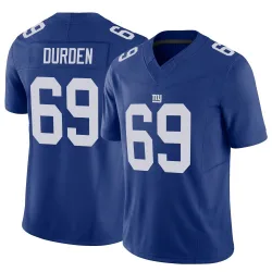 Men's Cory Durden New York Giants No.69 Limited Vapor F.U.S.E. Jersey - Royal