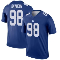 Men's D.J. Davidson New York Giants No.98 Legend Jersey - Royal