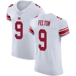 Men's Da'Quan Felton New York Giants No.9 Elite Vapor Untouchable Jersey - White
