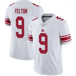 Men's Da'Quan Felton New York Giants No.9 Limited Vapor Untouchable Jersey - White