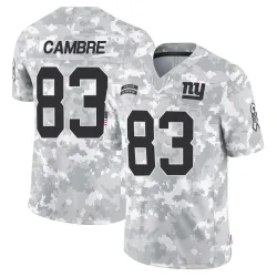 Men's Dalen Cambre New York Giants No.83 Limited 2024 Salute to Service Jersey - Arctic Camo