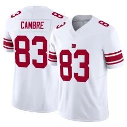 Men's Dalen Cambre New York Giants No.83 Limited Vapor F.U.S.E. Jersey - White