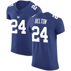 Men's Dane Belton New York Giants No.24 Elite Team Color Vapor Untouchable Jersey - Royal