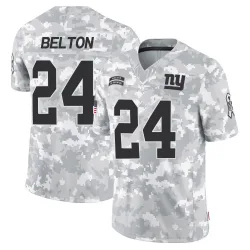 Men's Dane Belton New York Giants No.24 Limited 2024 Salute to Service Jersey - Arctic Camo