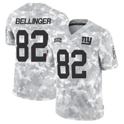 Men's Daniel Bellinger New York Giants No.82 Limited 2024 Salute to Service Jersey - Arctic Camo