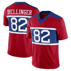 Men's Daniel Bellinger New York Giants No.82 Limited Century Alternate Vapor F.U.S.E. Jersey - Red