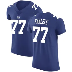 Men's Daniel Faalele New York Giants No.77 Elite Team Color Vapor Untouchable Jersey - Royal
