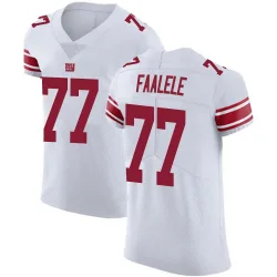 Men's Daniel Faalele New York Giants No.77 Elite Vapor Untouchable Jersey - White