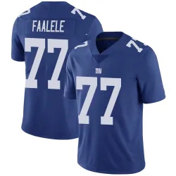 Men's Daniel Faalele New York Giants No.77 Limited Team Color Vapor Untouchable Jersey - Royal