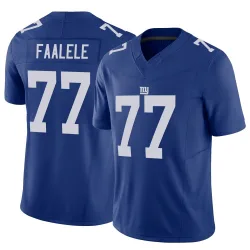 Men's Daniel Faalele New York Giants No.77 Limited Vapor F.U.S.E. Jersey - Royal
