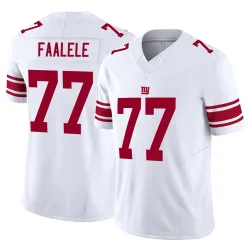 Men's Daniel Faalele New York Giants No.77 Limited Vapor F.U.S.E. Jersey - White