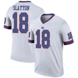 Men's Darius Slayton New York Giants No.18 Legend Color Rush Jersey - White