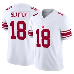 Men's Darius Slayton New York Giants No.18 Limited Vapor F.U.S.E. Jersey - White