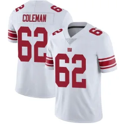 Men's Davon Coleman New York Giants No.62 Limited Vapor Untouchable Jersey - White