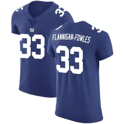 Men's Demetrius Flannigan-Fowles New York Giants No.33 Elite Team Color Vapor Untouchable Jersey - Royal