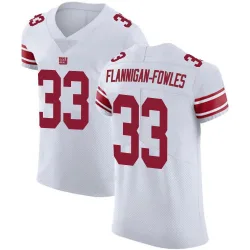 Men's Demetrius Flannigan-Fowles New York Giants No.33 Elite Vapor Untouchable Jersey - White