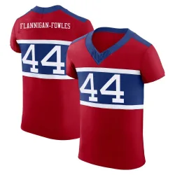 Men's Demetrius Flannigan-Fowles New York Giants No.44 Elite Century Alternate Vapor F.U.S.E. Jersey - Red