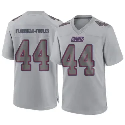 Men's Demetrius Flannigan-Fowles New York Giants No.44 Game Atmosphere Fashion Jersey - Gray