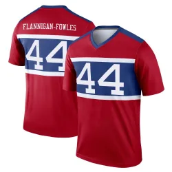 Men's Demetrius Flannigan-Fowles New York Giants No.44 Legend Century Alternate Jersey - Red