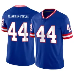 Men's Demetrius Flannigan-Fowles New York Giants No.44 Limited Classic Vapor Jersey