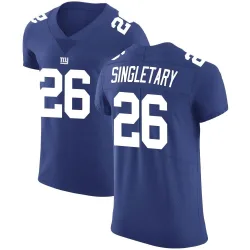 Men's Devin Singletary New York Giants No.26 Elite Team Color Vapor Untouchable Jersey - Royal
