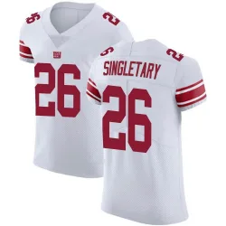 Men's Devin Singletary New York Giants No.26 Elite Vapor Untouchable Jersey - White