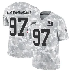 Men's Dexter Lawrence II New York Giants No.97 Limited 2024 Salute to Service Jersey - Arctic Camo