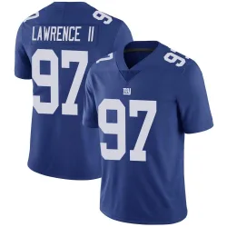 Men's Dexter Lawrence II New York Giants No.97 Limited Team Color Vapor Untouchable Jersey - Royal