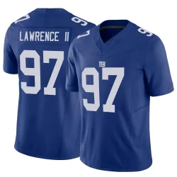 Men's Dexter Lawrence II New York Giants No.97 Limited Vapor F.U.S.E. Jersey - Royal