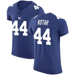 Men's Doug Kotar New York Giants No.44 Elite Team Color Vapor Untouchable Jersey - Royal
