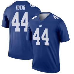 Men's Doug Kotar New York Giants No.44 Legend Jersey - Royal