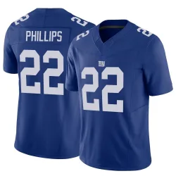 Men's Dru Phillips New York Giants No.22 Limited Vapor F.U.S.E. Jersey - Royal