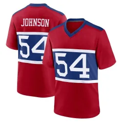 Men's Dyontae Johnson New York Giants No.54 Game Century Alternate Jersey - Red