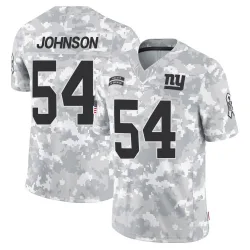 Men's Dyontae Johnson New York Giants No.54 Limited 2024 Salute to Service Jersey - Arctic Camo