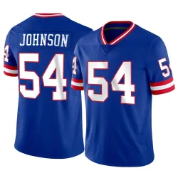 Men's Dyontae Johnson New York Giants No.54 Limited Classic Vapor Jersey