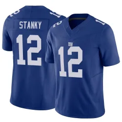 Men's Eddie Stanky New York Giants No.12 Limited Vapor F.U.S.E. Jersey - Royal