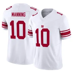 Men's Eli Manning New York Giants No.10 Limited Vapor F.U.S.E. Jersey - White
