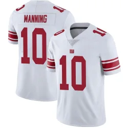 Men's Eli Manning New York Giants No.10 Limited Vapor Untouchable Jersey - White
