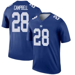 Men's Elijah Campbell New York Giants No.28 Legend Jersey - Royal
