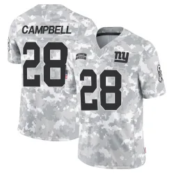Men's Elijah Campbell New York Giants No.28 Limited 2024 Salute to Service Jersey - Arctic Camo