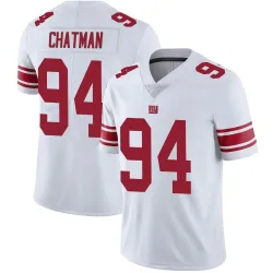 Men's Elijah Chatman New York Giants No.94 Limited Vapor Untouchable Jersey - White