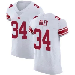 Men's Elijah Riley New York Giants No.34 Elite Vapor Untouchable Jersey - White
