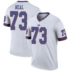 Men's Evan Neal New York Giants No.73 Legend Color Rush Jersey - White